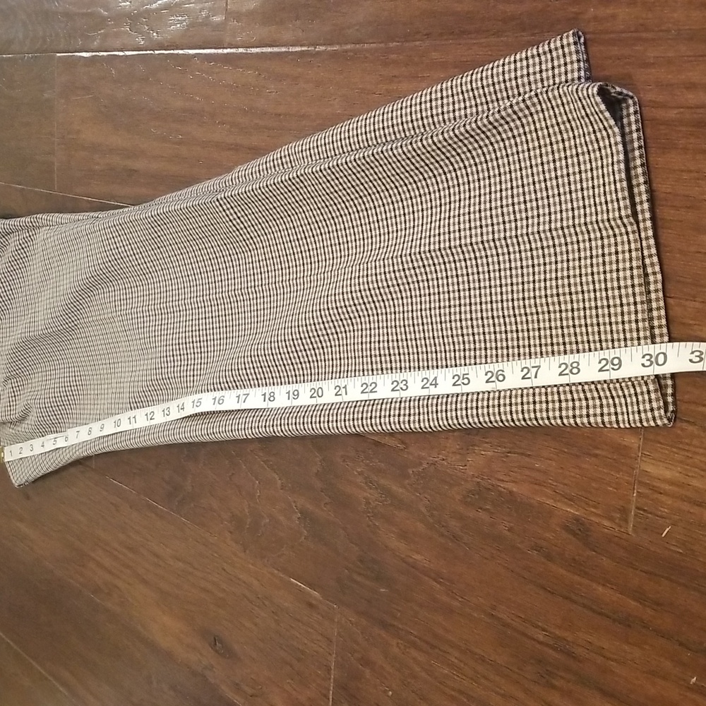 Rafaella Check Pull On Stretch Ankle Pants Size 12 - Picture 5 of 8
